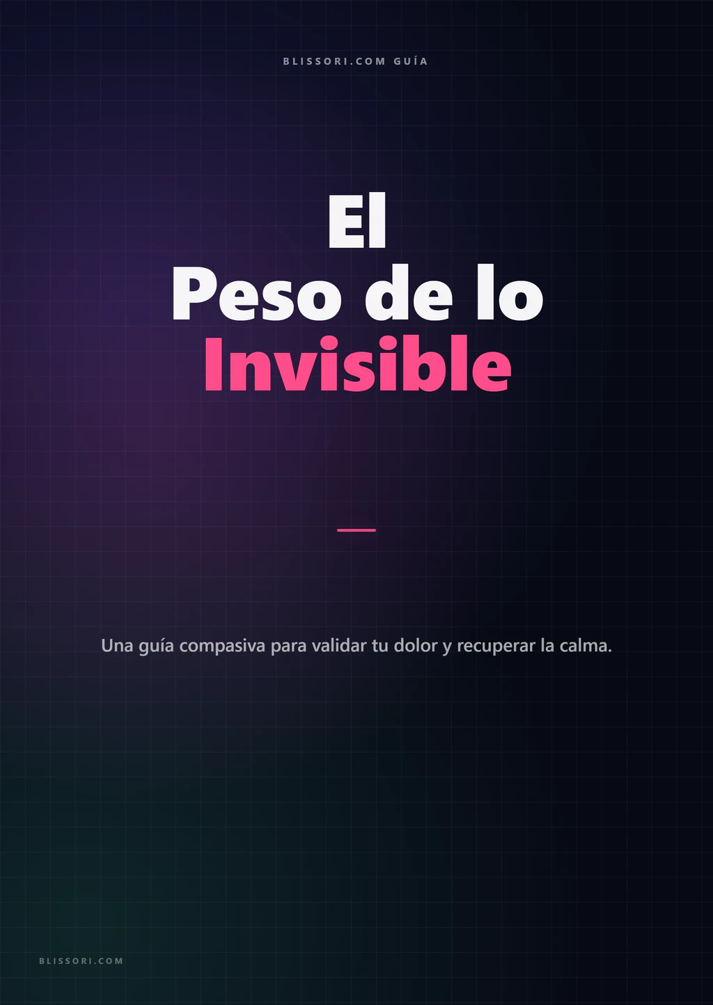 El Peso de lo Invisible — ebook cover