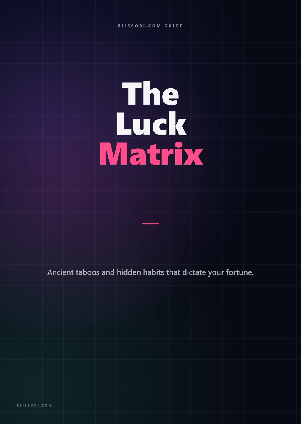 The Luck Matrix — ebook cover